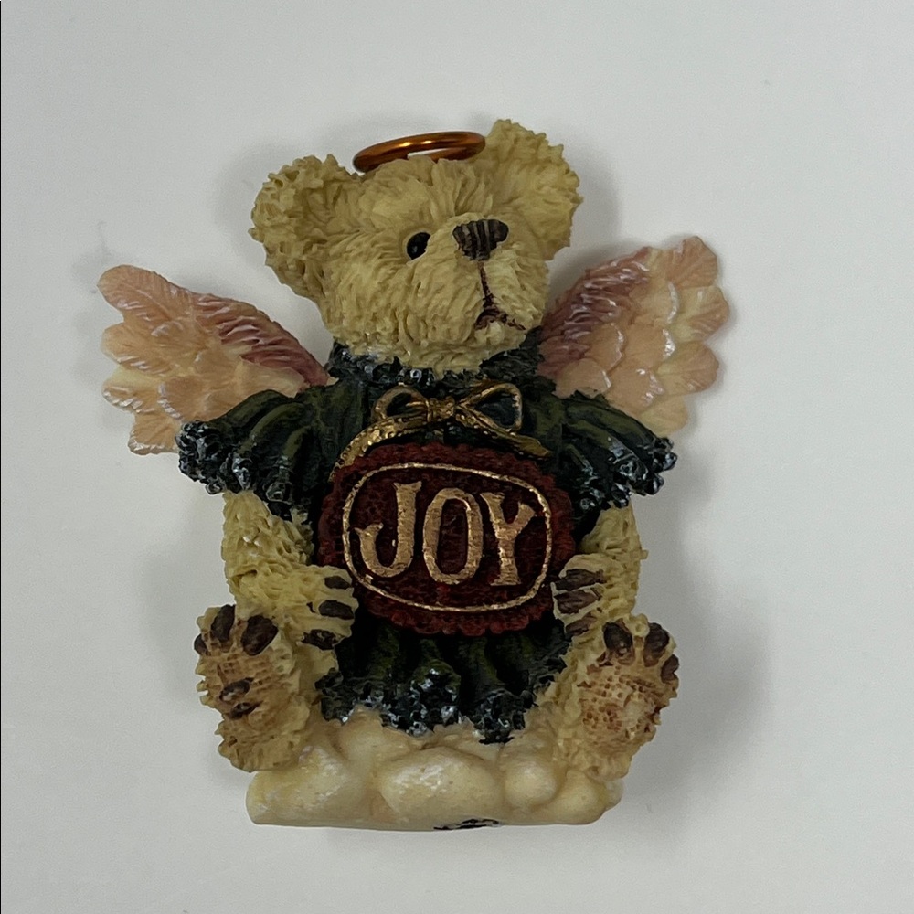Vintage Boyds Bears BearWear "Joy" Angel Bear brooch 1995 Resin Pin